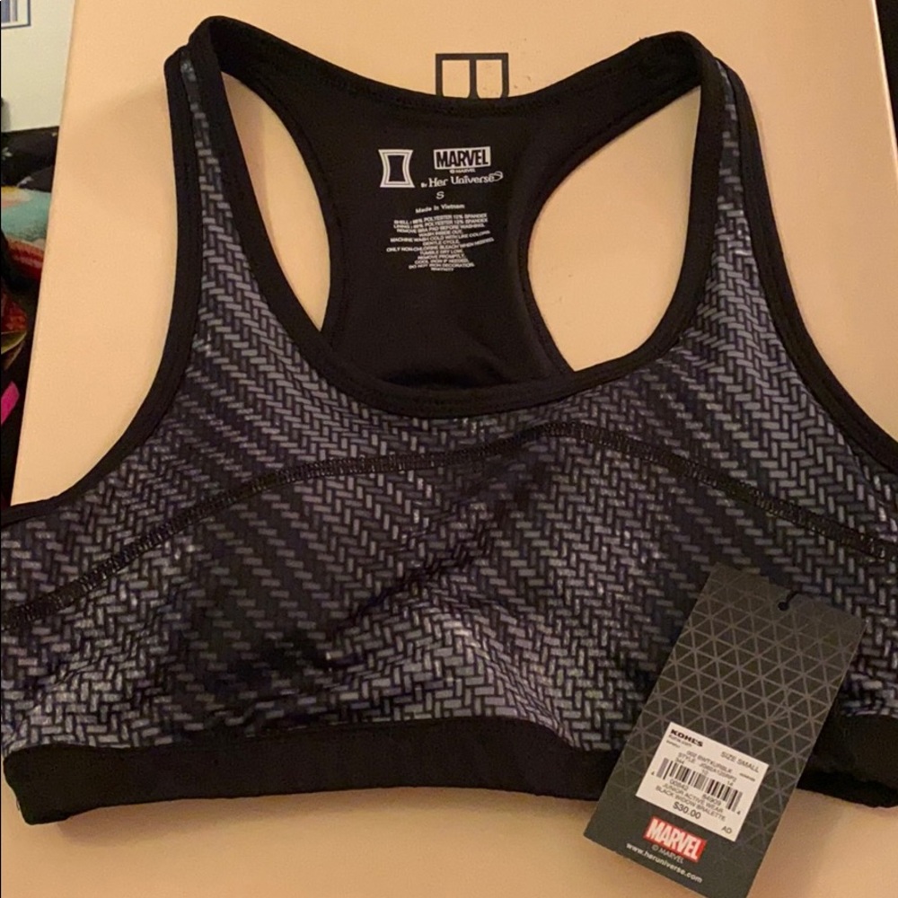 Black Widow sports bra